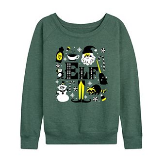 Women's Elf Icons French Terry Long Sleeve Tee