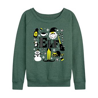 Women's Elf Icons French Terry Long Sleeve Tee