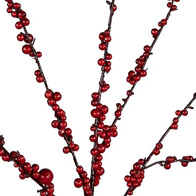 5' Brown and Red Berries Artificial Christmas Twig Tree - Unlit