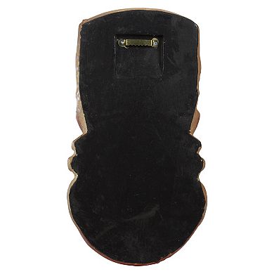 16" Tiki Man Sticking Out Tongue Hanging Wall Decoration