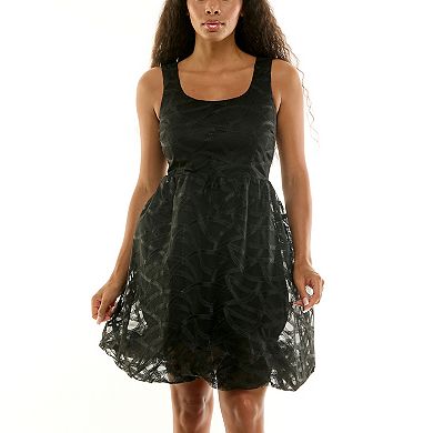 Women's Nina Leonard Squareneck Sleeveless Shift Dress