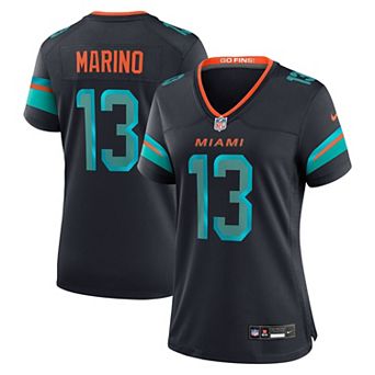 Women's Nike Dan Marino Navy Miami Dolphins Rivalries Collection Retired Player Game Jersey