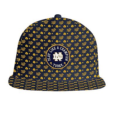 Men's Under Armour Navy Notre Dame Fighting Irish Gameday ArmourFuse Snapback Hat