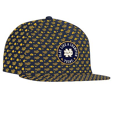 Men's Under Armour Navy Notre Dame Fighting Irish Gameday ArmourFuse Snapback Hat