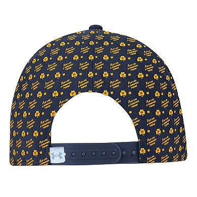 Men's Under Armour Navy Notre Dame Fighting Irish Gameday ArmourFuse Snapback Hat