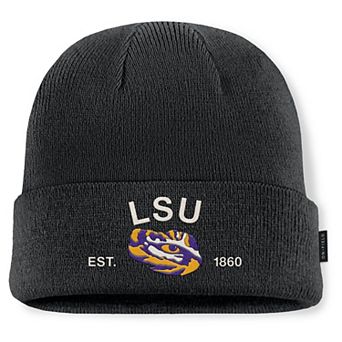 Men's Nike Black LSU Tigers 2025 Military Appreciation Cuffed Knit Hat