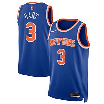 Unisex Nike Josh Hart Blue New York Knicks Swingman Player Jersey - Icon Edition