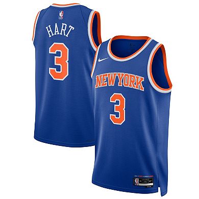 Unisex Nike Josh Hart Blue New York Knicks Swingman Player Jersey - Icon Edition