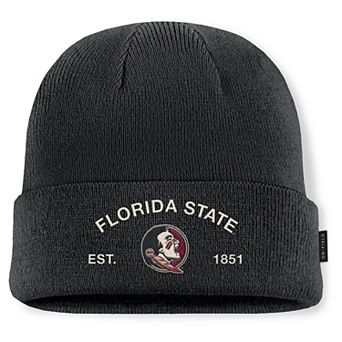 Men's Nike Black Florida State Seminoles 2025 Military Appreciation Cuffed Knit Hat