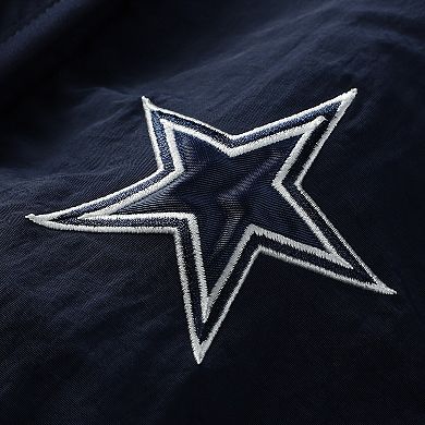 Women's Starter Navy Dallas Cowboys On the Ball Sherpa Jacket