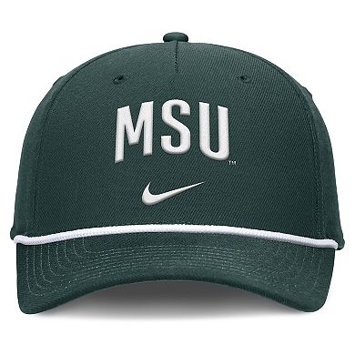 Men's Nike Green Michigan State Spartans Rise Campus Adjustable Hat