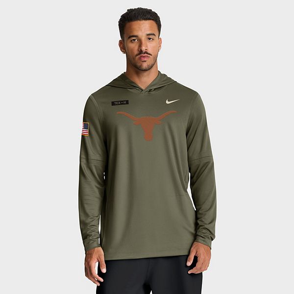 Men's Nike Olive Texas Longhorns 2025 Military Appreciation Dri