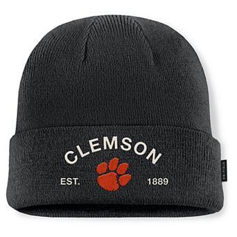 Men's Nike Black Clemson Tigers 2025 Military Appreciation Cuffed Knit Hat