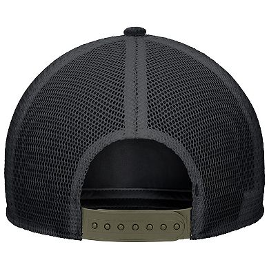 Men's Nike Camo Kansas State Wildcats 2025 Military Appreciation Rise Adjustable Trucker Hat