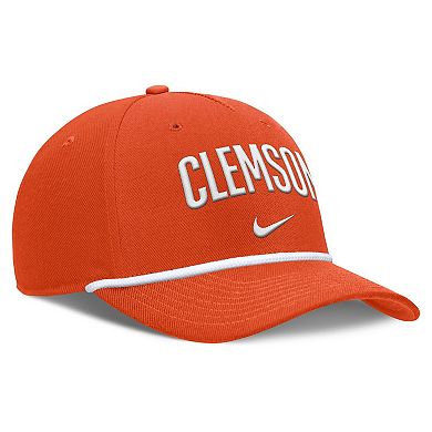 Men's Nike Orange Clemson Tigers Rise Campus Adjustable Hat