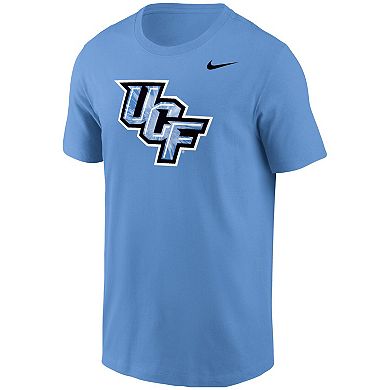 Men's Nike Light Blue UCF Knights 2025 Space Game Pattern Core T-Shirt
