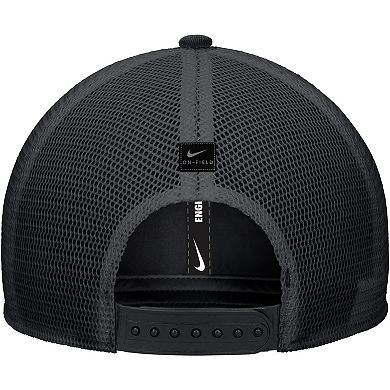 Men's Nike Camo Arkansas Razorbacks 2025 Military Appreciation Rise Adjustable Trucker Hat