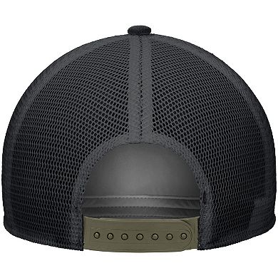 Men's Nike Camo Baylor Bears 2025 Military Appreciation Rise Adjustable Trucker Hat