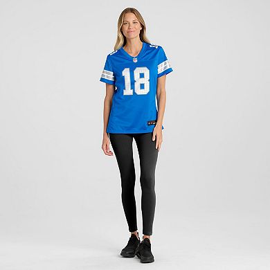 Women's Nike Isaac TeSlaa Blue Detroit Lions Game Player Jersey