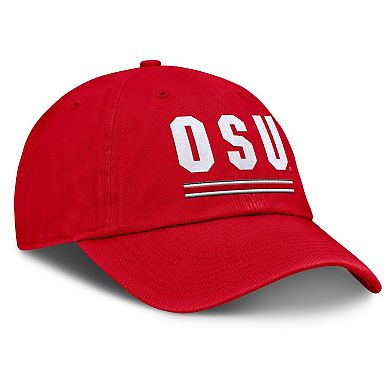 Men's Nike Scarlet Ohio State Buckeyes Club Campus Adjustable Hat