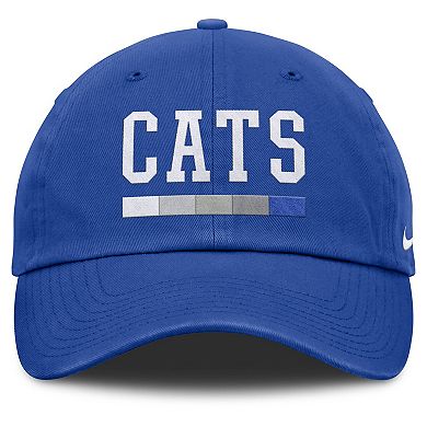 Men's Nike Royal Kentucky Wildcats Club Campus Adjustable Hat