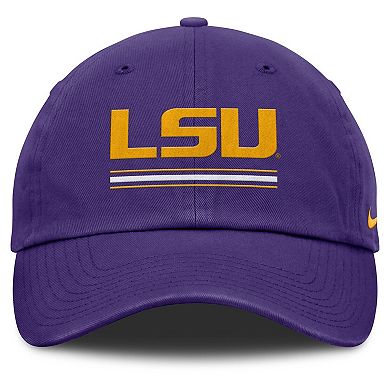 Men's Nike Purple LSU Tigers Club Campus Adjustable Hat