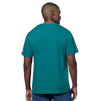 Men's Starter Aqua Miami Dolphins Thursday Night Gridiron T-Shirt