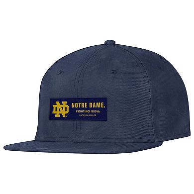 Men's Under Armour Navy Notre Dame Fighting Irish Freedom Collection ArmourFuse Snapback Hat