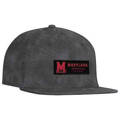 Men's Under Armour Charcoal Maryland Terrapins Freedom Collection ArmourFuse Snapback Hat