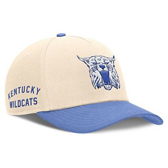Men's Nike Natural/Royal Kentucky Wildcats Academic Rise Dri-FIT Adjustable Hat