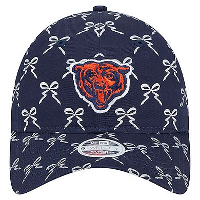Women's New Era Navy Chicago Bears Ribbon 9TWENTY Adjustable Hat