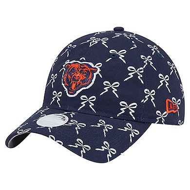Women's New Era Navy Chicago Bears Ribbon 9TWENTY Adjustable Hat