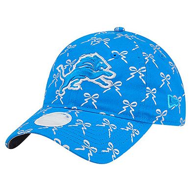 Women's New Era Blue Detroit Lions Ribbon 9TWENTY Adjustable Hat