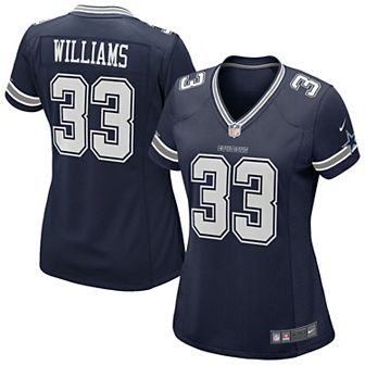 Women's Nike Javonte Williams Navy Dallas Cowboys Team Game Jersey