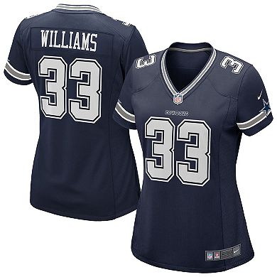 Women's Nike Javonte Williams Navy Dallas Cowboys Team Game Jersey