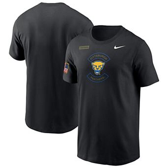 Men's Nike Black Pitt Panthers 2025 Military Appreciation Dri-FIT T-Shirt