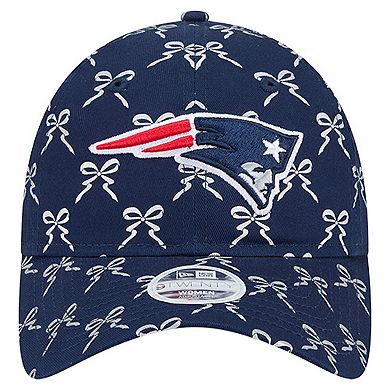 Women's New Era Navy New England Patriots Ribbon 9TWENTY Adjustable Hat