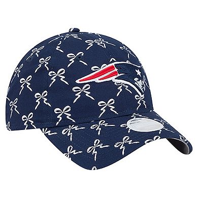 Women's New Era Navy New England Patriots Ribbon 9TWENTY Adjustable Hat