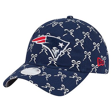 Women's New Era Navy New England Patriots Ribbon 9TWENTY Adjustable Hat