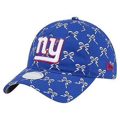 Women's New Era Royal New York Giants Ribbon 9TWENTY Adjustable Hat