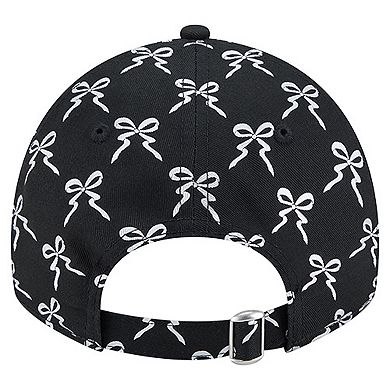 Women's New Era Black Baltimore Ravens Ribbon 9TWENTY Adjustable Hat