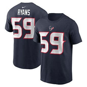 Men's Nike DeMeco Ryans Navy Houston Texans Retired Player Name & Number T-Shirt