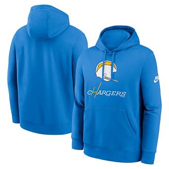 Men's Nike Powder Blue Los Angeles Chargers Best Season Rewind Club Pullover Hoodie