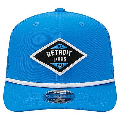 Men's New Era Blue Detroit Lions Team 9SEVENTY Adjustable Hat