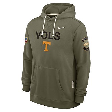 Men's Nike Olive Tennessee Volunteers 2025 Military Appreciation Dri-FIT Hoodie