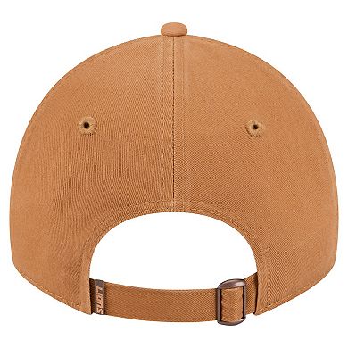 Men's New Era Brown Detroit Lions Stamp 9TWENTY Adjustable Hat