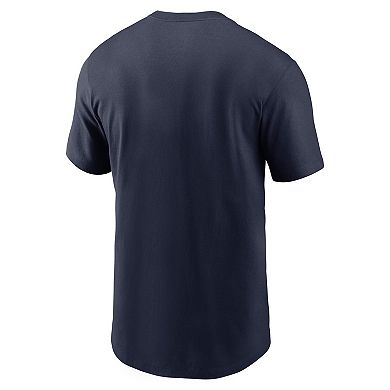 Men's Nike Navy Auburn Tigers 2025 Courtside Basketball Performance T-Shirt