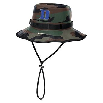 Men's Nike Camo Duke Blue Devils 2025 Military Appreciation Boonie Dri-FIT Bucket Hat