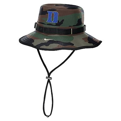 Men's Nike Camo Duke Blue Devils 2025 Military Appreciation Boonie Dri-FIT Bucket Hat