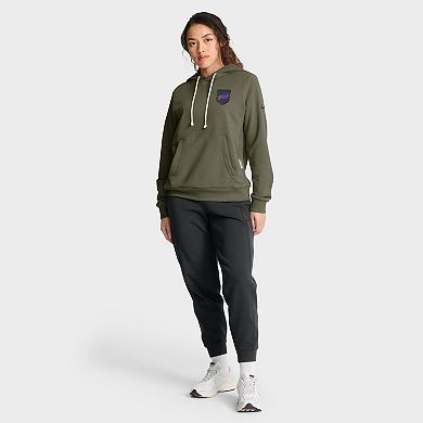Women's Nike Olive Buffalo Bills 2025 Salute to Service Sideline Standard Issue Dri-FIT Hoodie